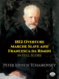 1812 Overture, Marche Slave and Francesca da Rimini Orchestra Scores/Parts sheet music cover